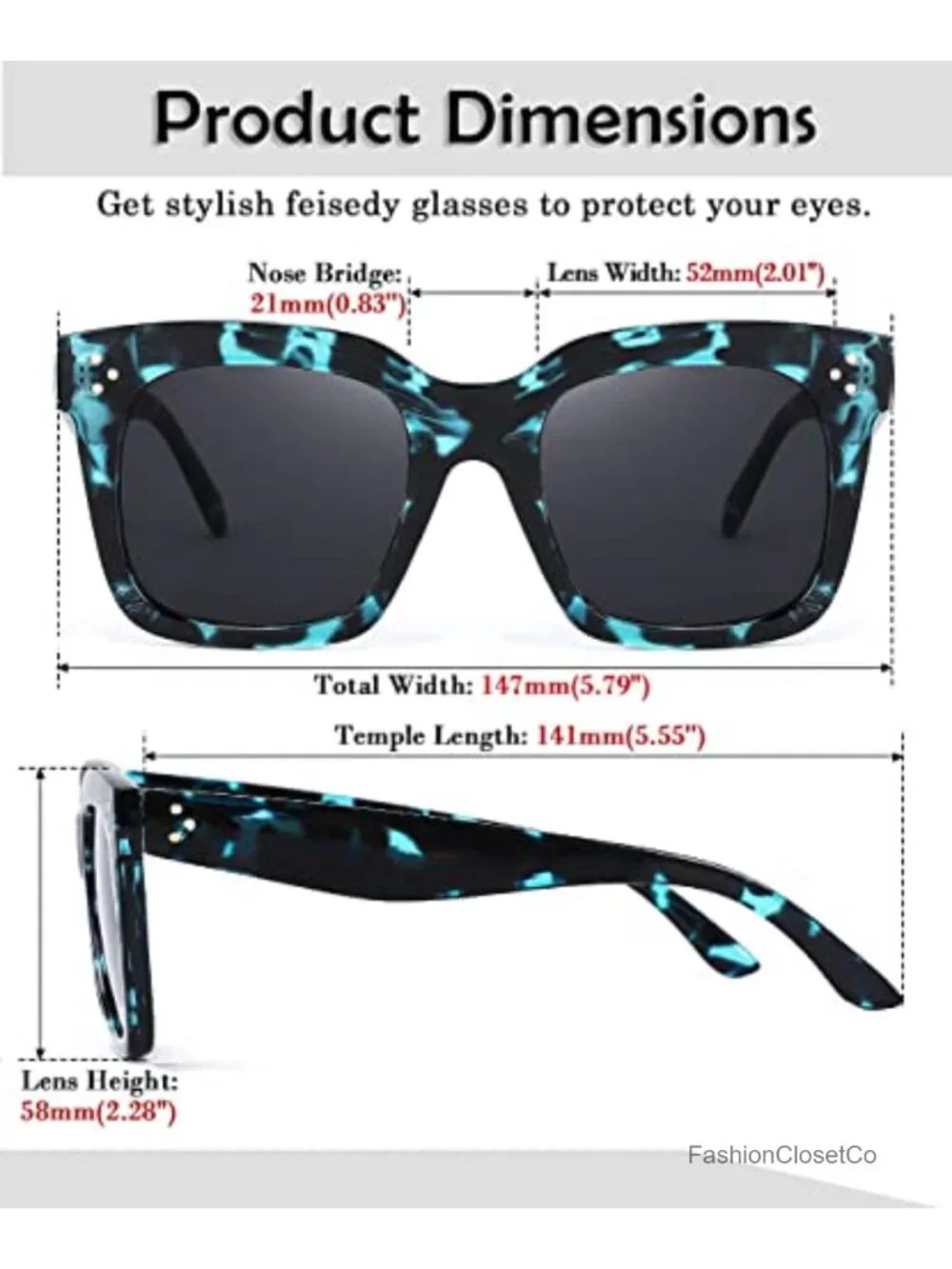 Vintage Butterfly Sunglasses for Women UV400 Luxury Square Frame